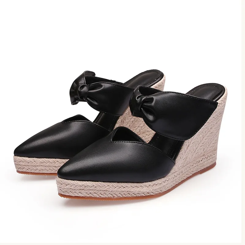 女性のハイヒールサンダル エスパドリーユ ウェッジヒール ポ - Wedge Espadrille Women のレビューと価格