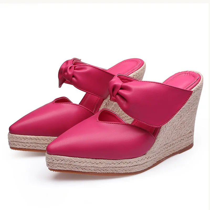 女性のハイヒールサンダル エスパドリーユ ウェッジヒール ポ - Wedge Espadrille Women のレビューと価格