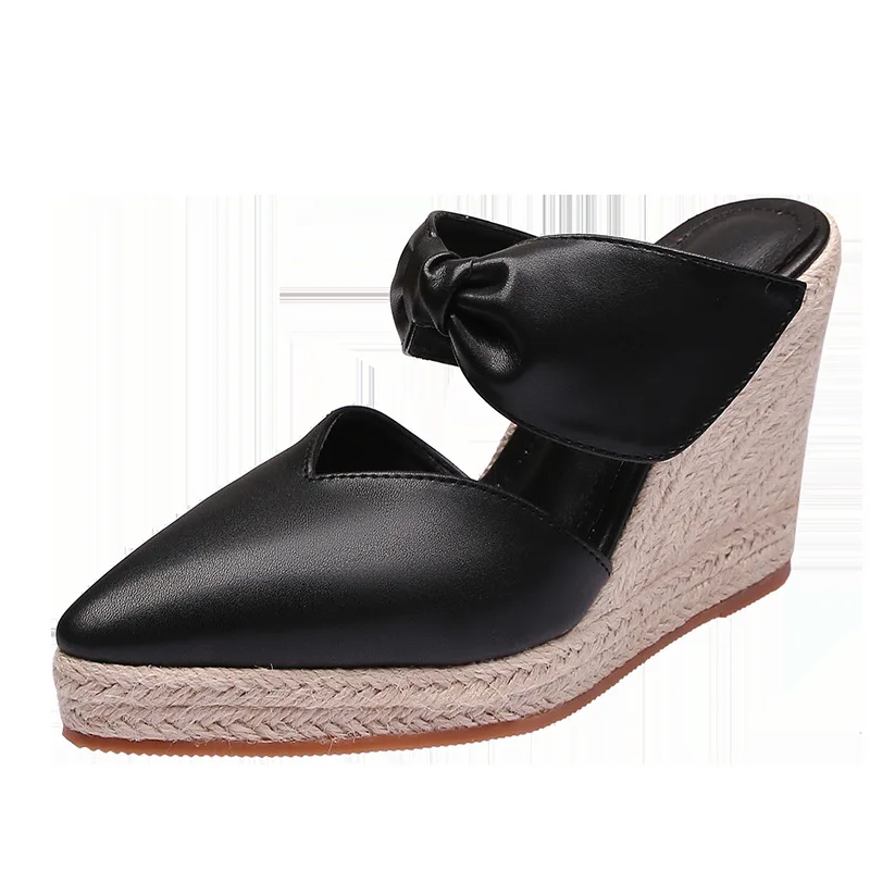 女性のハイヒールサンダル エスパドリーユ ウェッジヒール ポ - Wedge Espadrille Women のレビューと価格