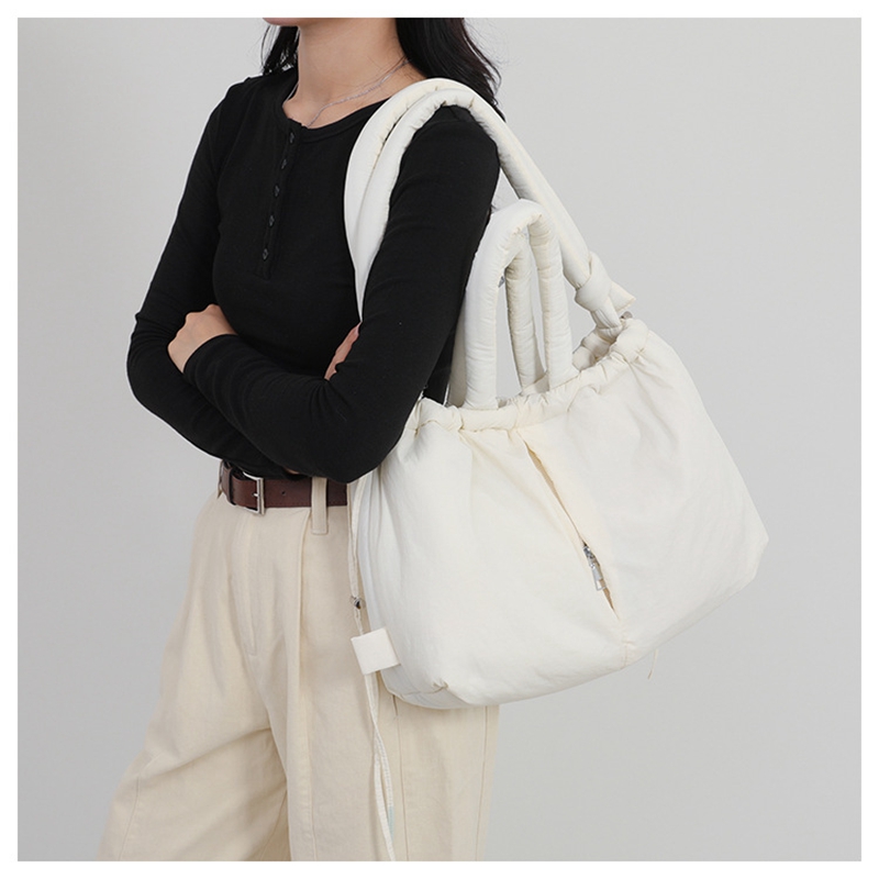 女性用パッド入りジャケットバッグ,シングルショルダートートバ - Tote Bag Beach のレビューと価格